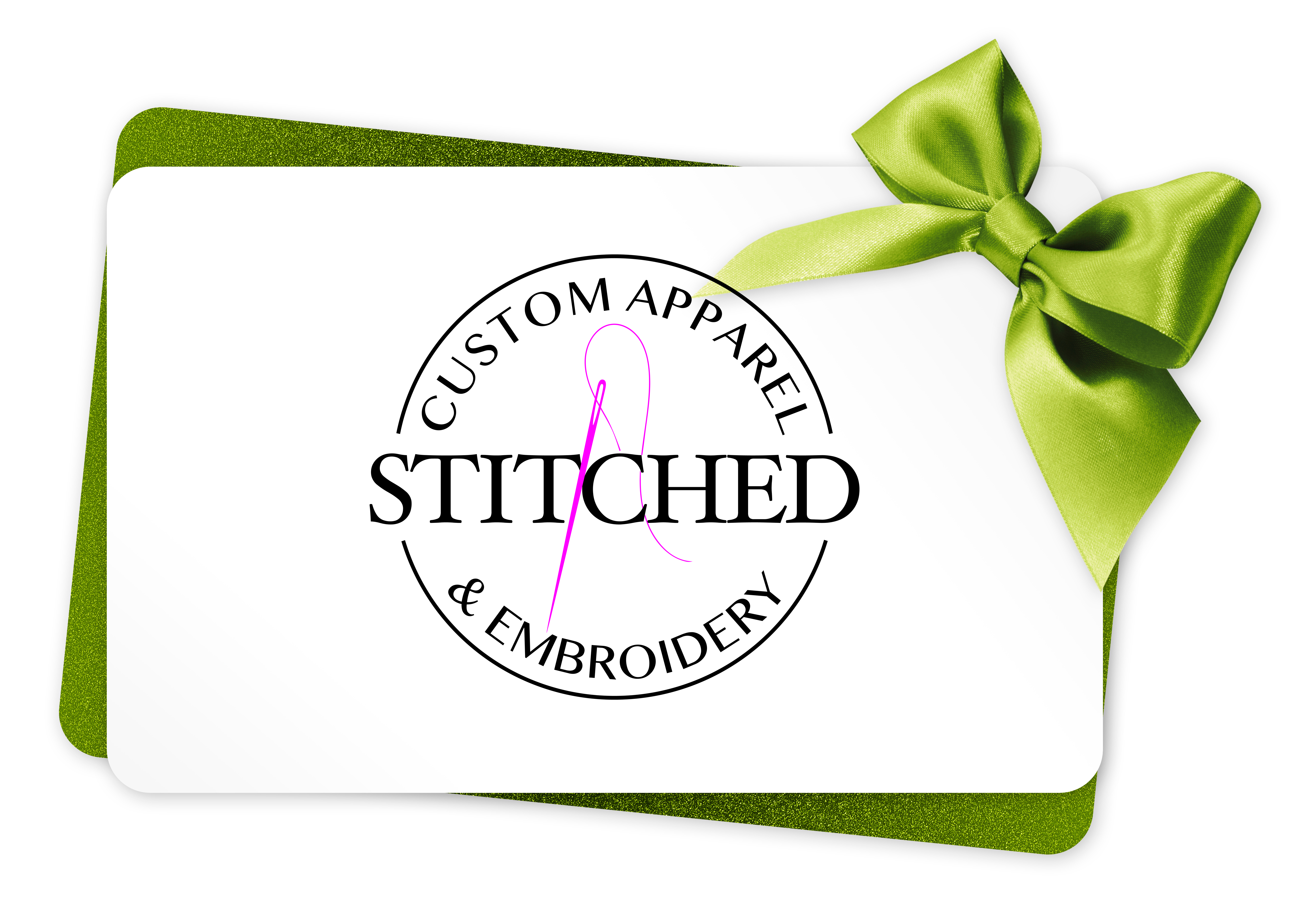 Stitched Custom Apparel Gift Card Collage